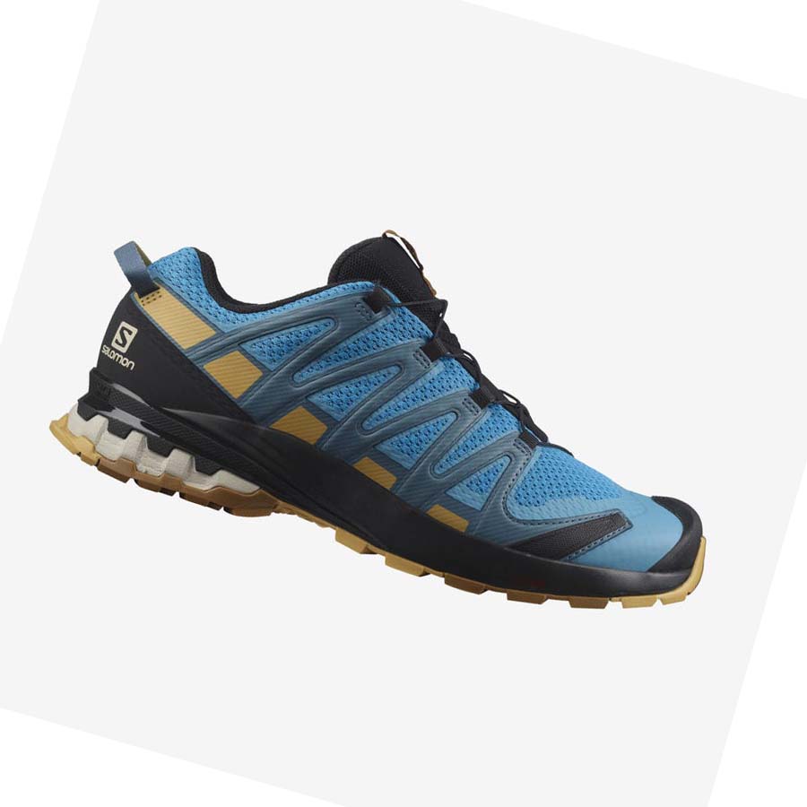 Tenis Para Trail Running Salomon XA PRO 3D v8 Hombre Azules | MX 3527HAP